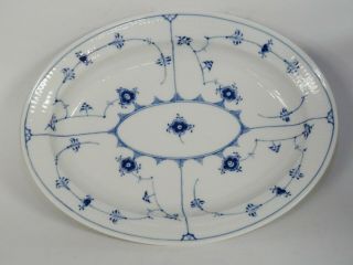 Vintage Royal Copenhagen Blue Fluted 13 " Oval Platter 98 1/98