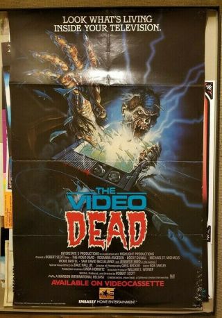 Vintage The Video Dead Movie Poster
