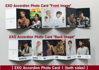 [EXO Limited Edition] 2019 BAEKHYUN BROMIDE & 2019 EXO Accordion Photo Card 1 3