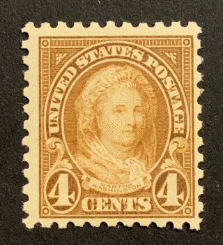 Travelstamps: 1925 US Stamps Scott 585 Martha Washington MNHOG 3