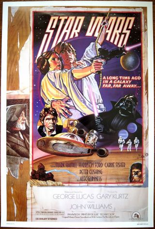Us 1 - Sheet - Rolled George Lucas Star Wars 1978 Style - D Numbering Movie Poster