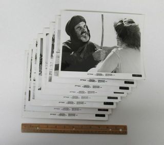 (8) Vintage 1975 (8x10) Movie Press Photos Wind & Lion Epic Sean Connery Wz9486