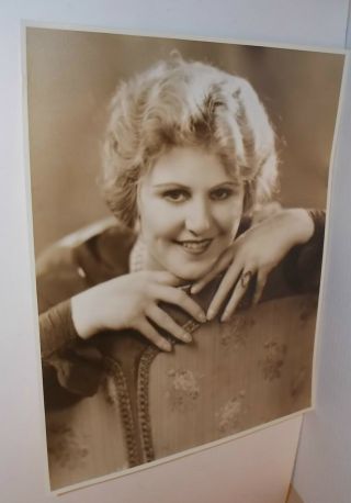 Mary Lewis Vintage 11x14 Photo Taken By Wm.  E.  Thomas Of Famed Opera Star