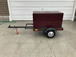 Motorcycle Pull Behind Cargo Trailer