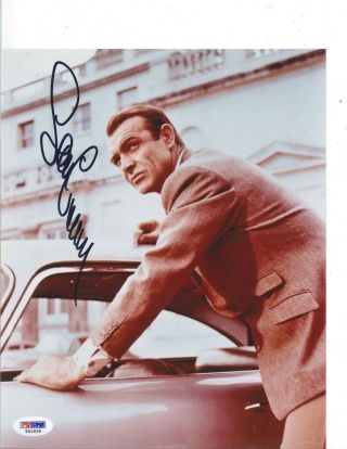 Sean Connery Signed 8x10 Photo Psa Dna