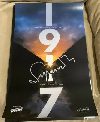 1917 Nycc 11x17 Poster Signed By Sam Mendes