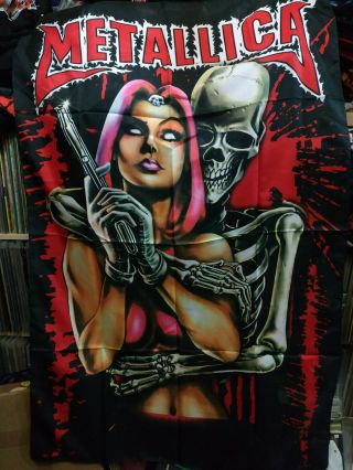 Vintage Metallica Textile Poster Flag
