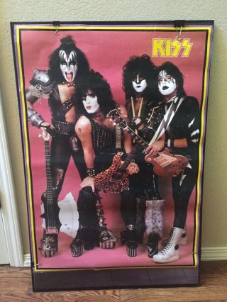 Kiss Poster Vintage 1981 Music From The Elder Era Poster Gene Simmons