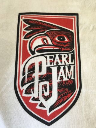 Pearl Jam Europe 2012 Concert T - Shirt Size Large