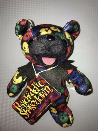Grateful Dead Bear Psychedelic Shakedown Dancing Bear With Tag