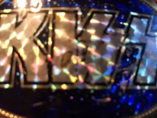 KISS BELT BUCKLE 1978 PACIFICA.  Reflective Lettering. 3