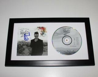 Panic At The Disco Brendon Urie Signed Framed Too Weird To Live Cd Cover W/coa
