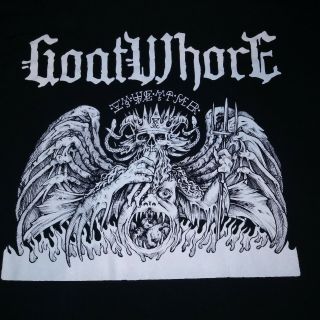 Goatwhore Mount The Wings Of Death Goat Whore Old Concert Tour Medium M T Shirt