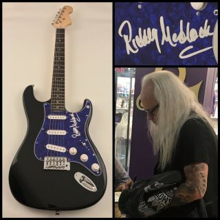 Gfa Lynyrd Skynyrd Rickey Medlocke Signed Electric Guitar Proof R3