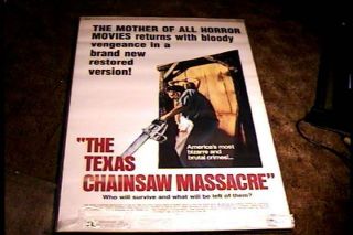 Texas Chainsaw Massacre Rolled 27x40 Orig Movie Poster R92 Horror Leatherface