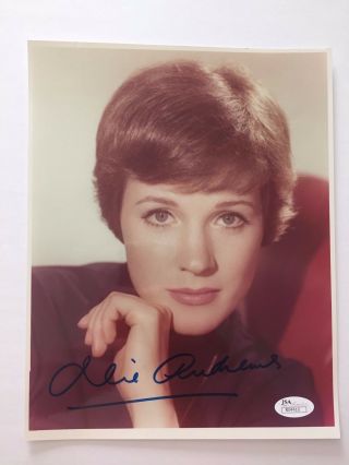 JULIE ANDREWS SIGNED 8X10 JSA PHOTO AUTOGRAPH MARY POPPINS SOUND OF MUSIC 2