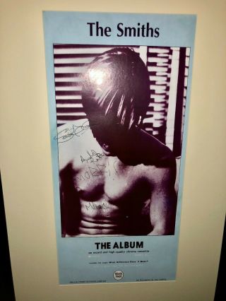 The Smiths - Debut Lp - Autographed Uk Promo Poster - 984 Rough Trade Poster