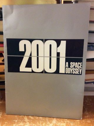 2001 A Space Odyssey - Promotional Pamphlet From Mgm For The Movie Kubrick