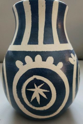 Mcm Shooting Star Stoneware Vase Bitossi Aldo Flavia Montelupo Italy Pottery