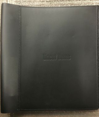 Uncut Gems – “for Your Consideration” Leather Bound Screenplay Signed By Cast