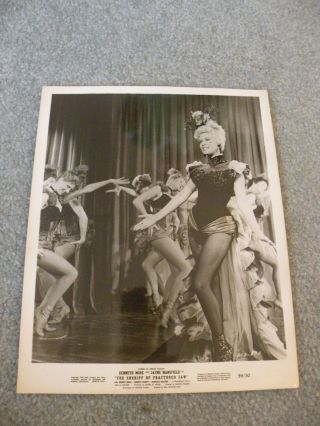 The Sheriff Of Fractured Jaw Jayne Mansfield 59/50 Af2 - 89a Photo 8x10 B&w