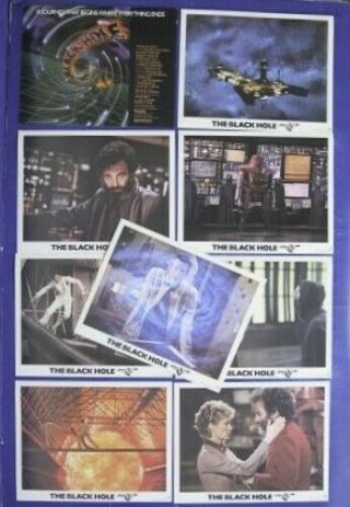 The Black Hole 11x14 Lobby Card Set Of 9 1979 Disney With Title Card