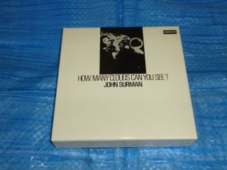 John Surman How Many Clouds Can You See ? Empty Promo Box Japan For Mini Lp Cd