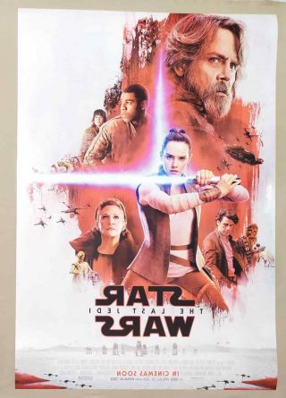 Star Wars The Last Jedi DS Double Sided 27X40 Movie Poster Set of 2 3