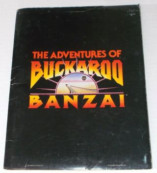 Adventures Of Buckaroo Banzai 1984 Press Kit Peter Weller Publicity Folder