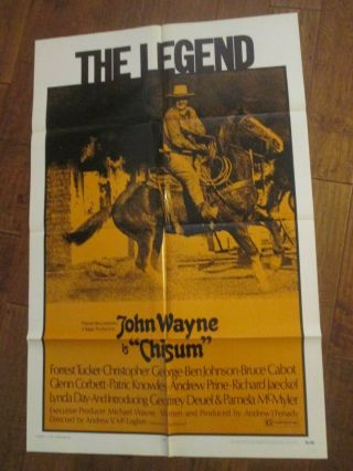 Chisum - Movie Poster - John Wayne