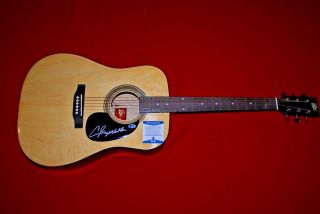 Clay Walker Country Singer Signed Full Size Acoustic Guitar Beckett
