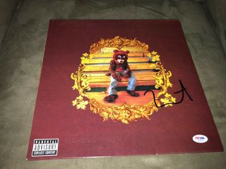 Kanye West Signed The College Dropout Album Lp Yeezy Psa Dna