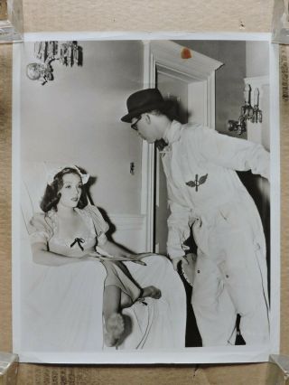 Lupe Velez With Robert Woolsey Leggy Candid Photo By Schoenbaum 1937 High Flyers