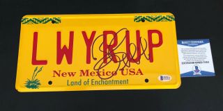 Bob Odenkirk Signed Auto Better Call Saul License Plate Authentic Beckett Bas