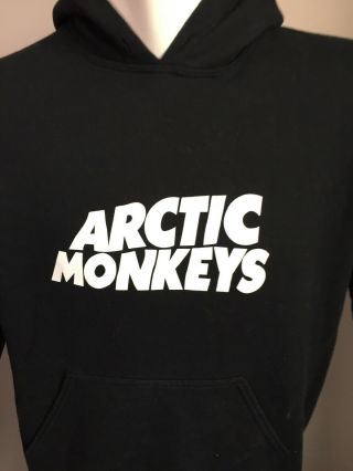 Arctic Monkeys 2013 Concert Tour Hoodie Medium Black Post Punk M Music Sweater