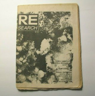 Rare Orig.  1981 Re/search 3 – Fela Kuti – Flipper – Kathy Acker – S & M