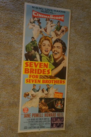 Seven Brides For Seven Brothers Jane Powell Howard Keel Mgm Musical Ins 1954