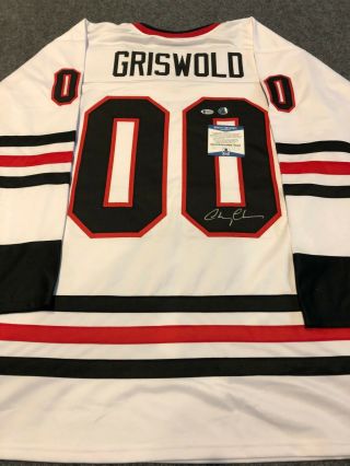 Chevy Chase Clark Griswold Christmas Vacation Signed Jersey Beckett