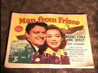 Man From Frisco 22x28 Movie Poster 