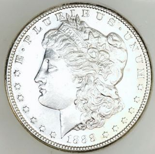 1888 S Morgan Choice Bu,  Ultra Scarce Date Knockout S Wow Coin Nr 14050