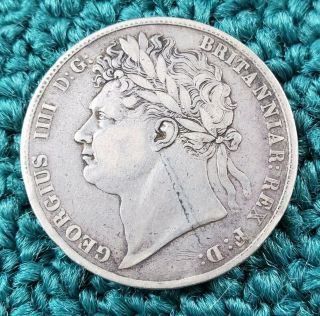 1823 Great Britain 1/2 Half Crown