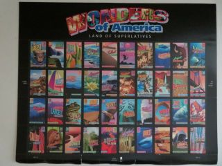 40 Us Stamps 2006 Wonders Of America 39c Full Pane Never Hinged