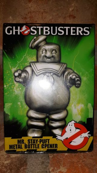 2016 Ghostbusters Mr.  Stay - Puft Metal Bottle Opener Diamond Select Toys 5 " 1