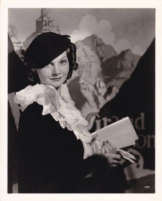 Elizabeth Allan Vintage 1935 Clarence Bull Stamp Mgm Dbw Portrait Photo