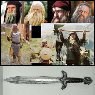 Weta Workshop 2005 Chronicles Of Narnia Production - Black Dwarf Sword