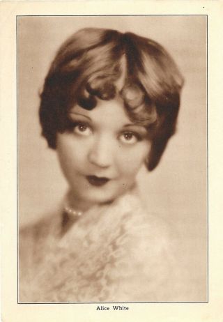 1920s Hollywood Fan Photo Lithograph Alice White 323