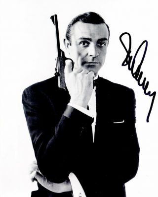 Sean Connery Signed Autographed 007 James Bond 8x10 Inch Photo - - Authentic