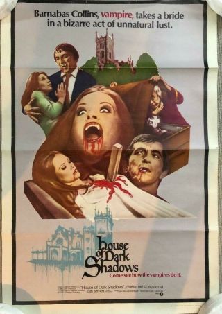 House Of Dark Shadows 1970 27 X 41 Movie Poster