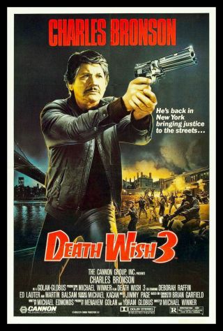 Death Wish 3 Fridge Magnet 6x8 Charles Bronson Magnetic Movies Poster