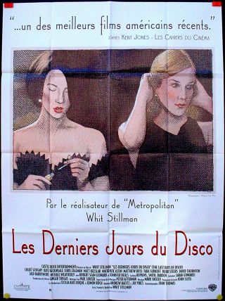 The Last Days Of Disco Whit Stillman / 1998 French Movie Poster 47x63